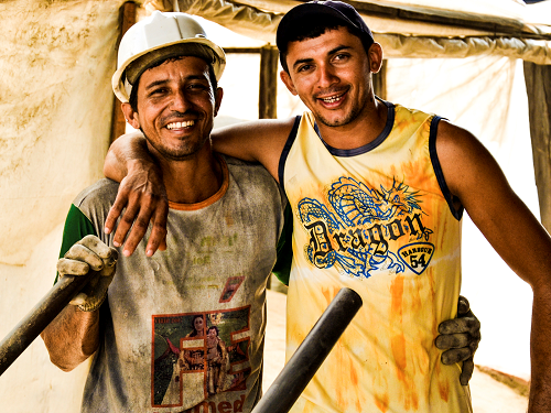 Factory workers - Brazil biomass project
